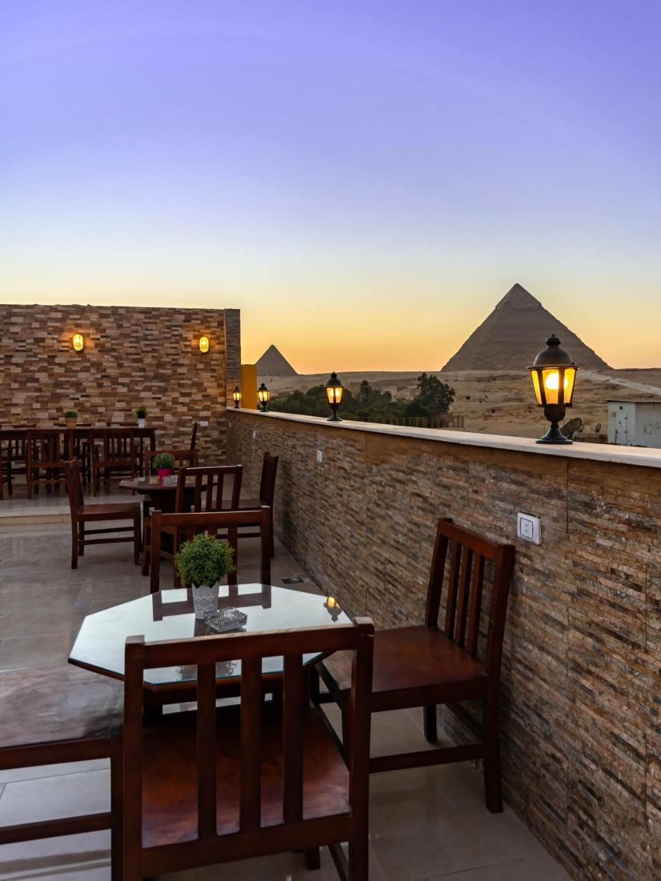 Amon Holiday Pyramids Inn Kafret el-Gabal Eksteriør billede